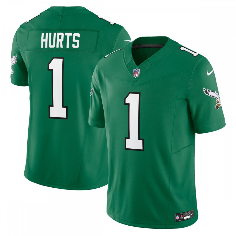 Jalen Hurts Philadelphia Eagles Nike Vapor F.U.S.E. Limited Jersey - Kelly Green-GridironStore